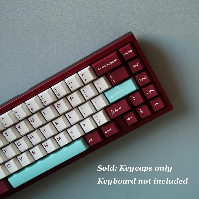 Alt view image 2 of 5 - Owpkeenthy Retro Double Shot PBT Keycaps Full Set171 Keys Cherry Profile Custom Gaming Keyboard Keycaps Cherry MX Replacement Keys for Mechanical Keyboard Cherry Yaoye