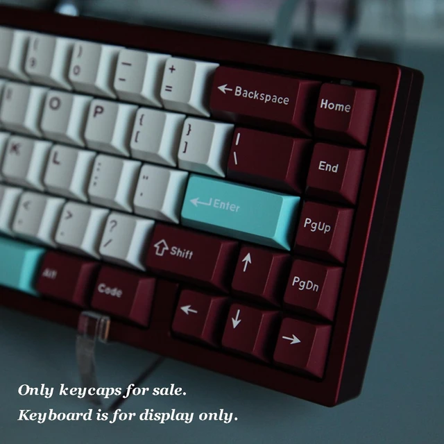 Alt view image 5 of 5 - Owpkeenthy Retro Double Shot PBT Keycaps Full Set171 Keys Cherry Profile Custom Gaming Keyboard Keycaps Cherry MX Replacement Keys for Mechanical Keyboard Cherry Yaoye