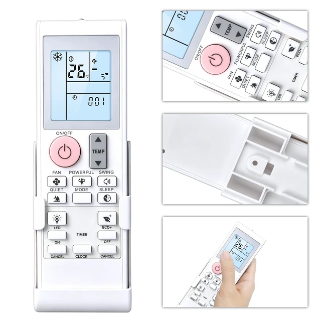Alt view image 2 of 5 - SJUIF Replacement Remote for DAIKIN Air Conditionerl 2531835 2543304