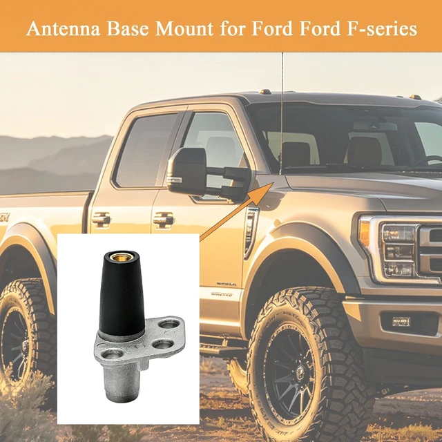Alt view image 2 of 5 - Antenna Base Mount Replacement for Ford F250 F350 Super Duty