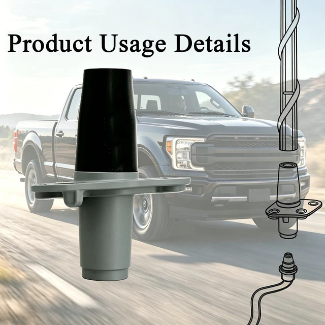 Alt view image 3 of 5 - Antenna Base Mount Replacement for Ford F250 F350 Super Duty