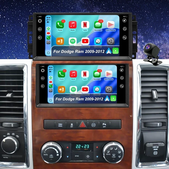 Main image of Car Radio for Dodge Ram 1500/2500/3500 2009-2012,Jeep Wrangler JK 2007-2017