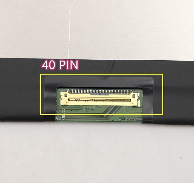 Alt view image 4 of 5 - BTSELSS 14" LCD Screen Replacement NT140WHM-T00 V8.1 V8.2 V8.3 for HP Chromebook 14A-NA 14A-CA 40 Pins HD 1366x768 Display Panel (Touch Version)