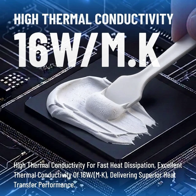 Alt view image 2 of 5 - FEHONDA 16W/mK Thermal Putty for GPU VRAM, 50g, Non-Conductive Gap Filler