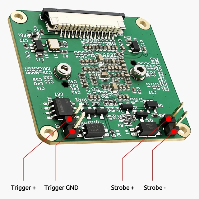 Alt view image 5 of 5 - innomaker GS (Global Shutter) Camera Module for Raspberry Pi All Series with IMX296 Mono Sensor (1456x1088) 60fps, External Trigger Support - Supports Rpi-Cam/Libcamera & External Trigger