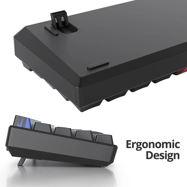 Alt view image 3 of 5 - Owpkeenthy 60% Wired Mechanical Keyboard