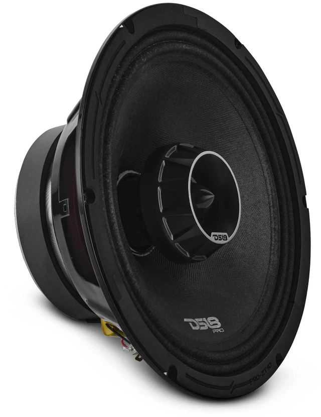 Main image of DS18 PRO-ZT10 10" Coaxial Midrange Loudspeaker with Built-in Bullet Tweeter 300W RMS, 600W Max, 4-Ohm, Water-Resistant Paper Cone, Powerful Car, Motorcycle & Powersports Audio Speaker