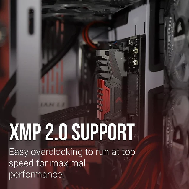 Alt view image 4 of 5 - PNY XLR8 Gaming DDR4 16GB (2x8GB) 3200MHz CL16 Desktop Memory Kit