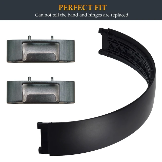 Alt view image 4 of 5 - Beat Studio Pro Headband and Hinge Same as the OEM Arch Band + Hinges Repair Kit Parts Replacement for Beats by Dre Studio Pro (A2924) and Studio 3 (A1914) Headphones (Black)