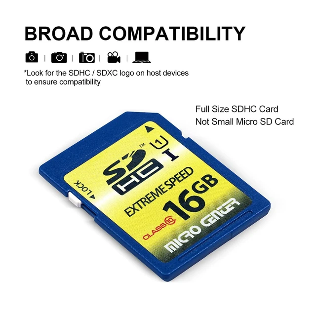 Alt view image 4 of 5 - INLAND 16GB SDHC Flash Memory Card Standard Full Size SD Card (2 Pack)