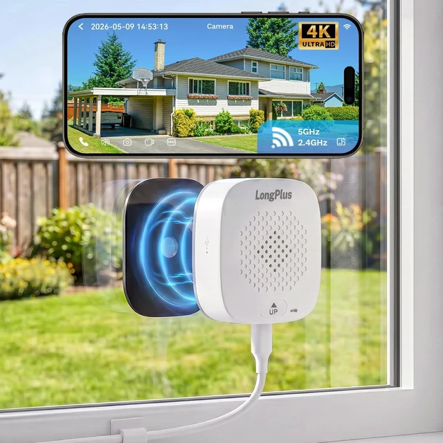 Main image of LongPlus 8MP 4K Window Camera WiFi 6 Safeview Window Security Camera