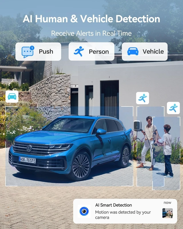 Alt view image 4 of 5 - LongPlus 8MP 4K Window Camera WiFi 6 Safeview Window Security Camera