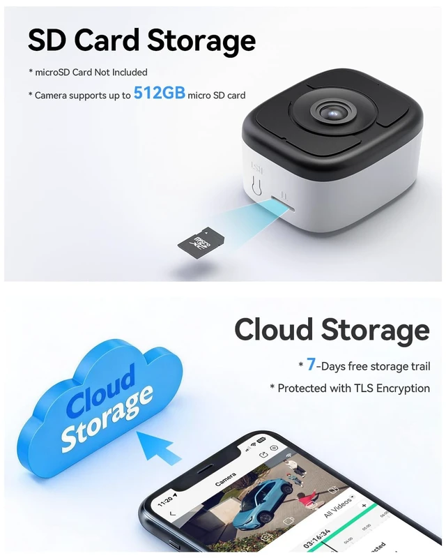 Alt view image 5 of 5 - LongPlus 8MP 4K Window Camera WiFi 6 Safeview Window Security Camera
