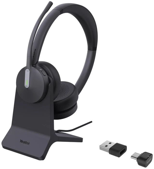 Main image of Yealink BH70 Dual Teams Headset with Charging Stand USB-C/A