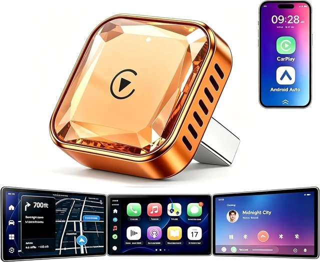 Main image of Wireless CarPlay Adapter, 2026 Upgraded Wired to Wireless CarPlay
