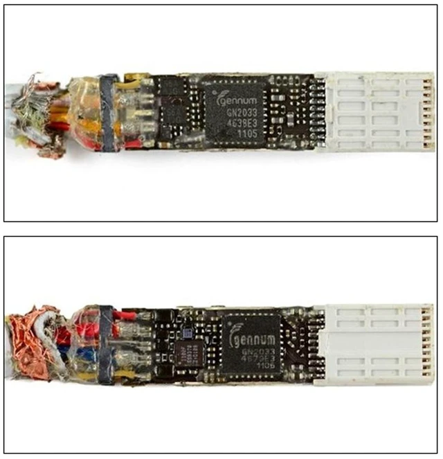 Alt view image 5 of 5 - chenyang Thunder-Bolt 2 Port to Thunder-Bolt 2 Male to Male Video Data Cable for Mac 2013 2014 2015 2.0M