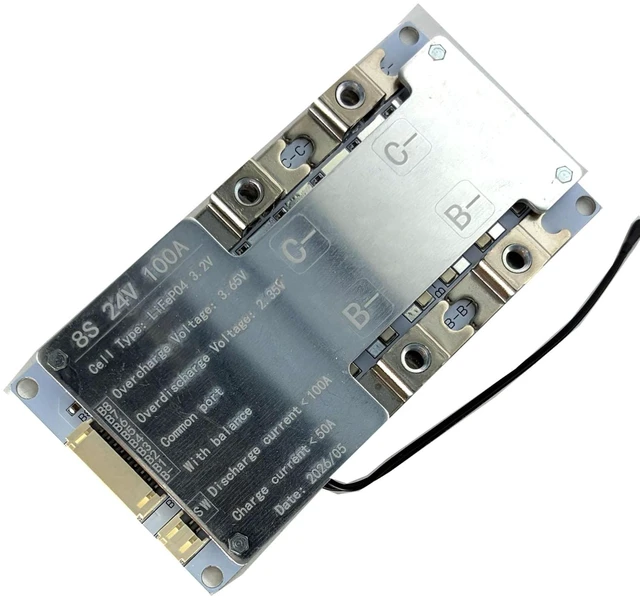 Alt view image 4 of 5 - 8S 100A BMS Lifepo4 Battery Protection Board Temperature Protection Equalizer