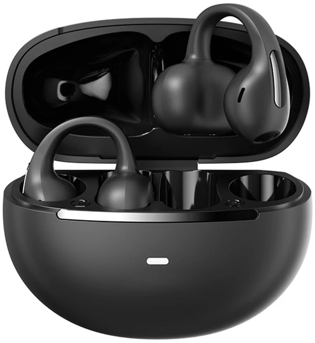 Main image of ROEL-PLAY Clip On Open Ear Bluetooth Earbuds Bluetooth 5.4, Black