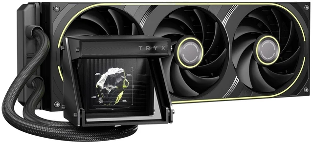 Main image of TRYX Holo 360mm AIO Holographic Visual GIPHY Built-in Asetek 280w TDP