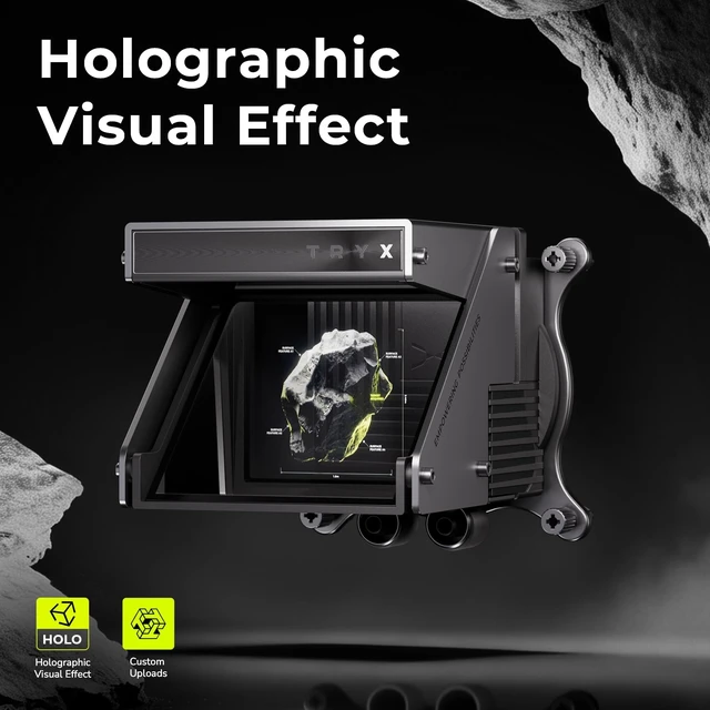 Alt view image 3 of 5 - TRYX Holo 360mm AIO Holographic Visual GIPHY Built-in Asetek 280w TDP