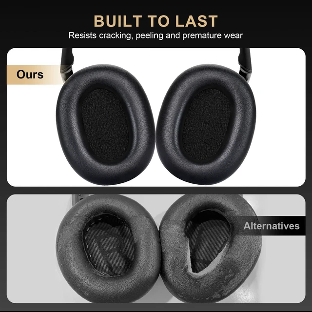 Alt view image 5 of 5 - Lambskin Leather Replacement Ear Pads for Sony WH-1000XM6 Headphones