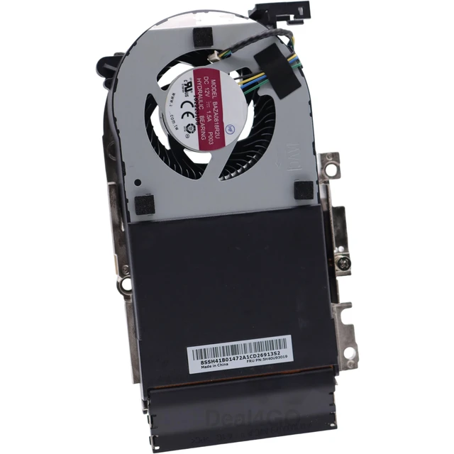 Alt view image 2 of 5 - Deal4GO 65W CPU Cooling Fan Heatsink Thermal 5H40U92966 Replacement for Lenovo ThinkCentre M90Q ThinkStation P340 P350 Tiny 6 7