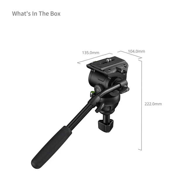 Alt view image 5 of 5 - SmallRig Professional Tripod Fluid Video Head with 6-Step Counterbalance