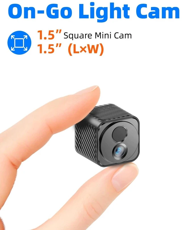 Alt view image 3 of 5 - Upgraded Mini Camera, 4K HD, 30-Day Battery Life, AI Motion Detection, WiFi