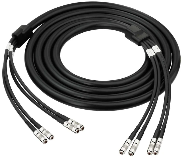 Main image of Superbat CXP12 4-Channel DIN 1.0/2.3 Male Cable for Machine Vision, 10ft