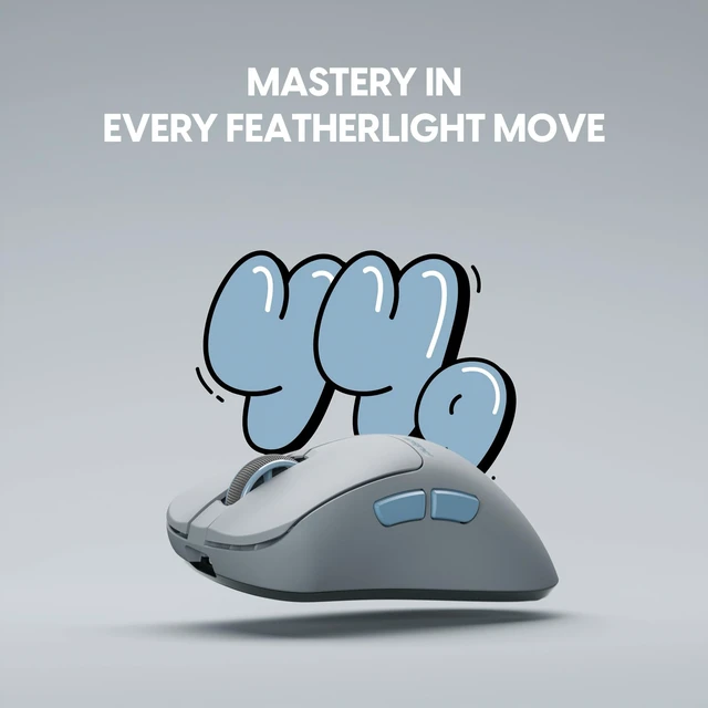 Alt view image 3 of 5 - Pulsar Gaming Gears Xlite Crazylight Gaming Mouse, Medium, Rock