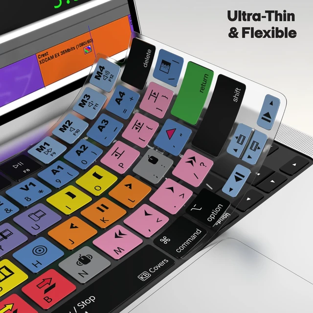 Alt view image 3 of 5 - KB Covers Premium Avid Media Composer Keyboard Cover for MacBook Pro & Air
