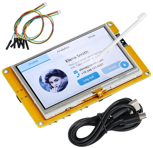Main image of FREENOVE ESP32 Display ESP32-S3 CYD 4.3" 480x272 TN Resistive Touch Screen