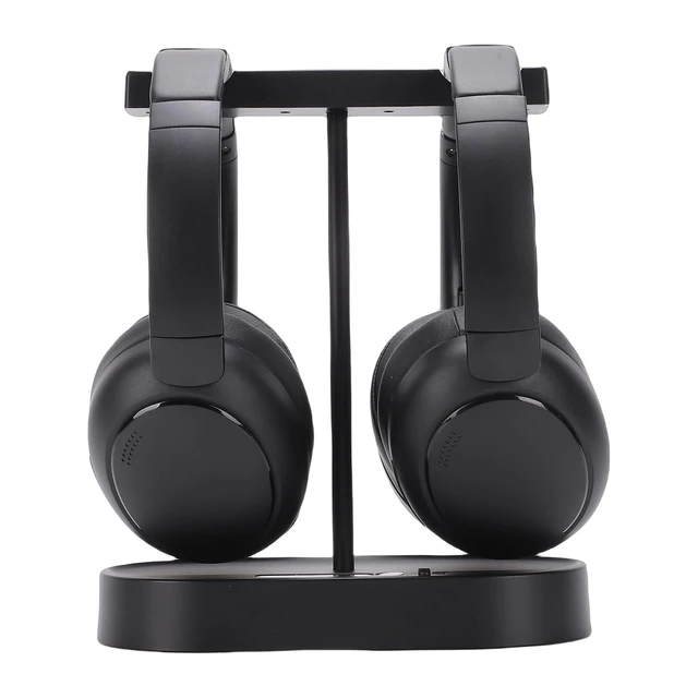 Alt view image 4 of 5 - Gugxiom Dual Wireless Headphones for TV, Bluetooth 5.4 Transmitter Charging Base, 40H Playtime, Low Latency Stereo, Optical AUX, Clear Dialogue Headset for Seniors