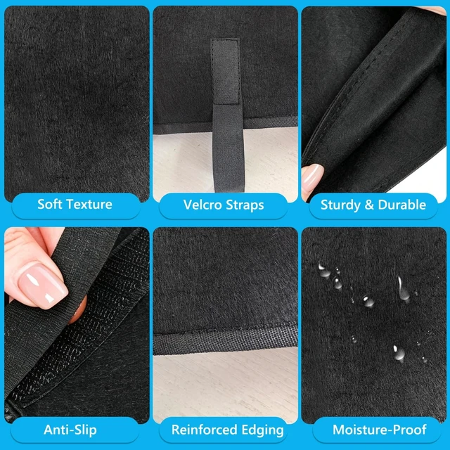 Alt view image 3 of 5 - 50-55" TV Cover for Moving, Thick Felt Dustproof Anti-Scratch Bottom Strap