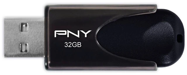 Alt view image 2 of 5 - PNY USB Flash Drive 2.0, 4 Standard -Black 32 Go 32 gb, 32 GB, FD32GATT4-EF