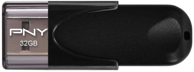 Main image of PNY USB Flash Drive 2.0, 4 Standard -Black 32 Go 32 gb, 32 GB, FD32GATT4-EF