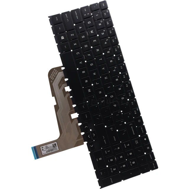 Alt view image 4 of 5 - Deal4GO 4-Zone Backlit Keyboard w/Numeric Pad Replacement for HP OMEN 16-K 16-C 16-WF 16-XF 16-an 16-AM 16-AP 16-AP0053DX 16-AM0073DX