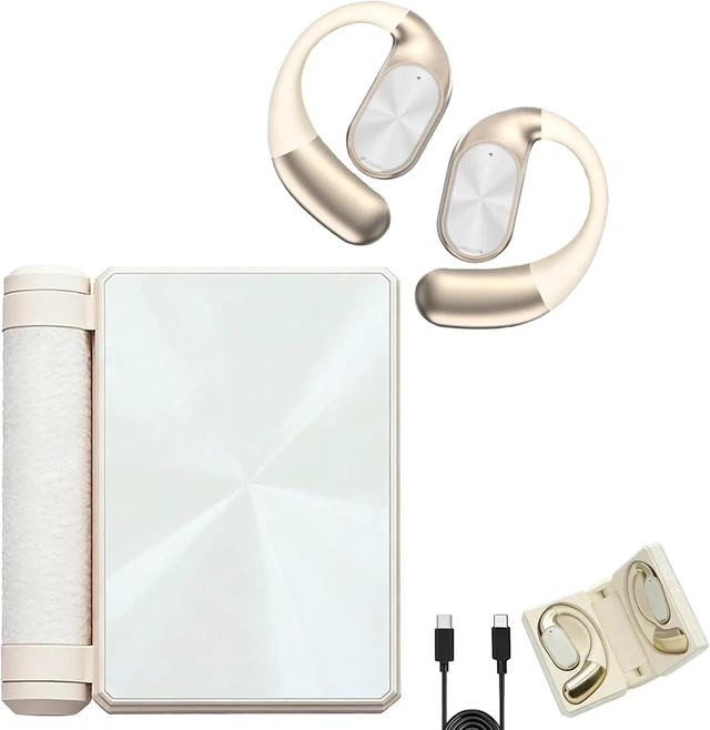 Main image of Narshton Open-Ear Headphones, Bluetooth 6.0 Wireless Earphones White