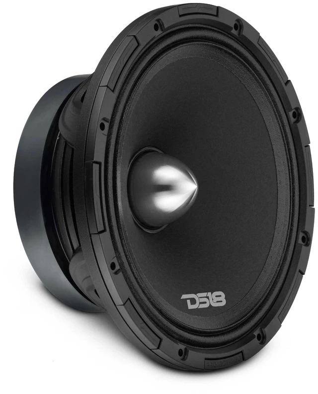 Main image of DS18 PROJECT360.88B 8" Bullet Midrange Speaker, 600W Max Power, 300W RMS, 8 Ohm, 100.2 dB, 1.75" Voice Coil, Patent-Pending Rotating Recone Design for Quick Repair