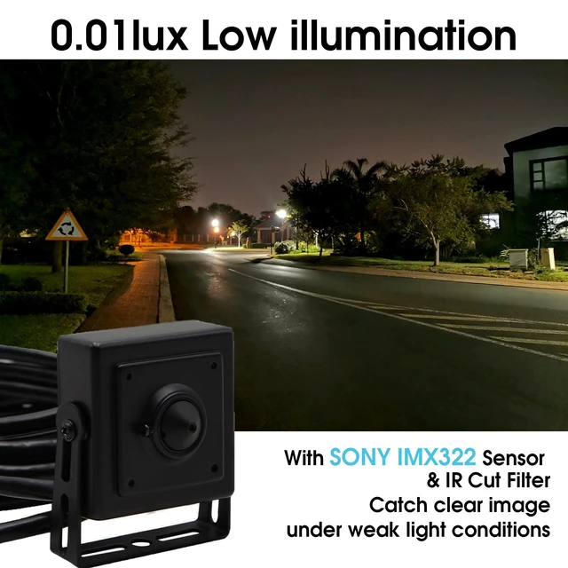Alt view image 3 of 5 - SVPRO USB Camera 1080P HD Webcam Pinhole Lens 3.7mm Wide Angle PC Camera H.264 Low Lux Cam for Windows MAC Linux Android Online Class Live Streaming