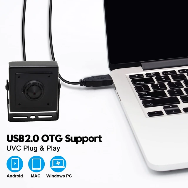 Alt view image 4 of 5 - SVPRO USB Camera 1080P HD Webcam Pinhole Lens 3.7mm Wide Angle PC Camera H.264 Low Lux Cam for Windows MAC Linux Android Online Class Live Streaming