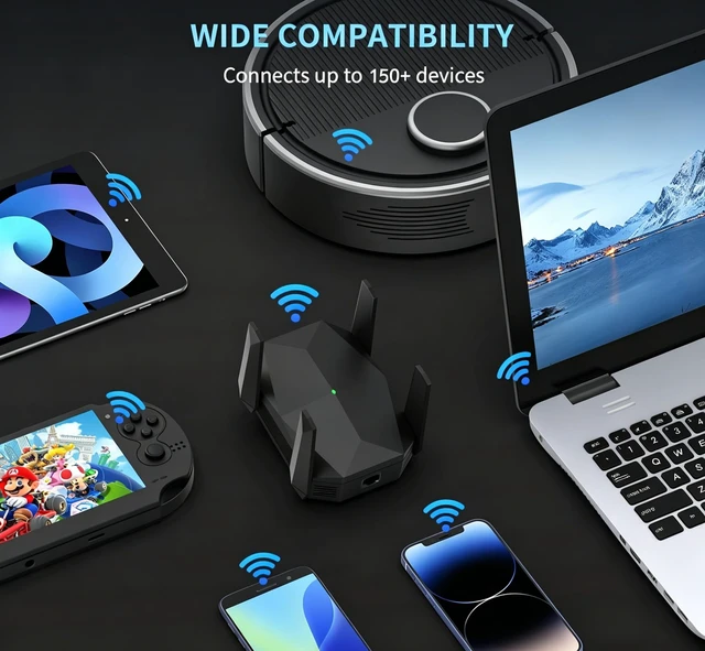 Alt view image 2 of 2 - WiFi Booster a25/ AX3000 Matte Black