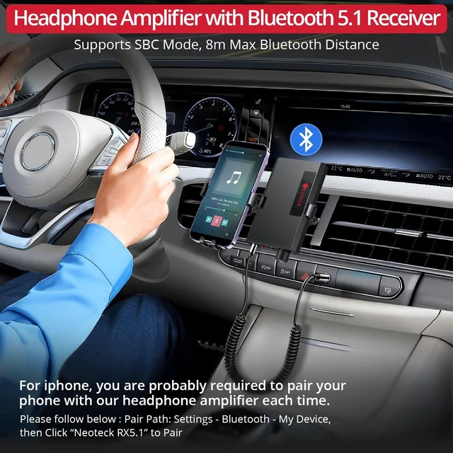 Alt view image 3 of 5 - Neoteck Portable 3.5mm Headphone Amplifier, Headphone Amp