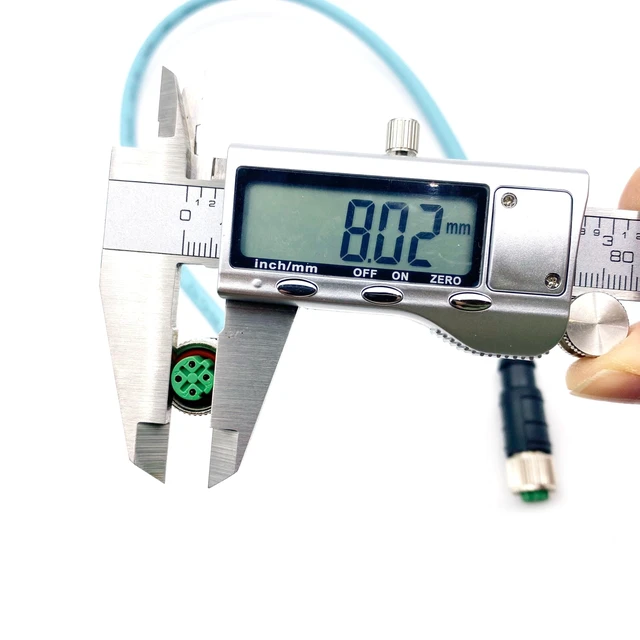 Alt view image 4 of 5 - 3.28ft M12 4 Pin D Code Female to Female Ethernet Cable, Aviation Plug Communication Industrial Connection Line for Encoder Industrial Automation PLC Network CAT5e Flexible Shield Waterproof 1Meter