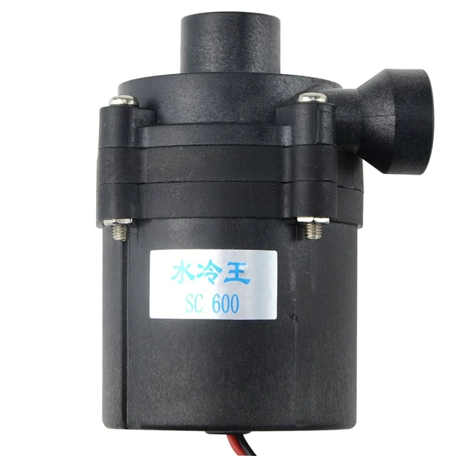 Alt view image 4 of 4 - BXQINLENX SC600 DC 12V PC CPU Water Cooling System Tool Water Pump 132.09 GPH 10W Brushless Drive Water Pump for Destop Computer Laptop Computer