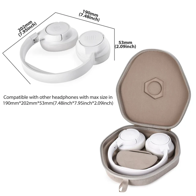 Alt view image 5 of 5 - YaoshanTuda Hard Case for JBL Tune/Live Headphones Shockproof