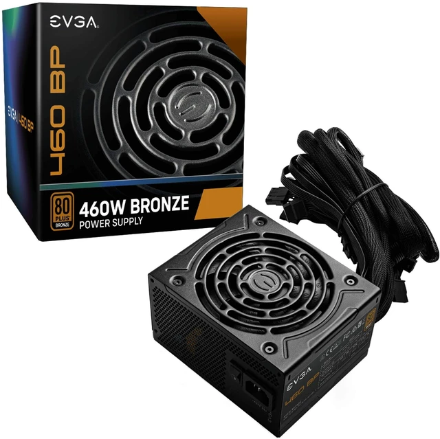 Main image of EVGA 460 BP, 80+ BRONZE 450W + 10W, 3 Year Warranty, Power Supply 100-BP-0460-K1
