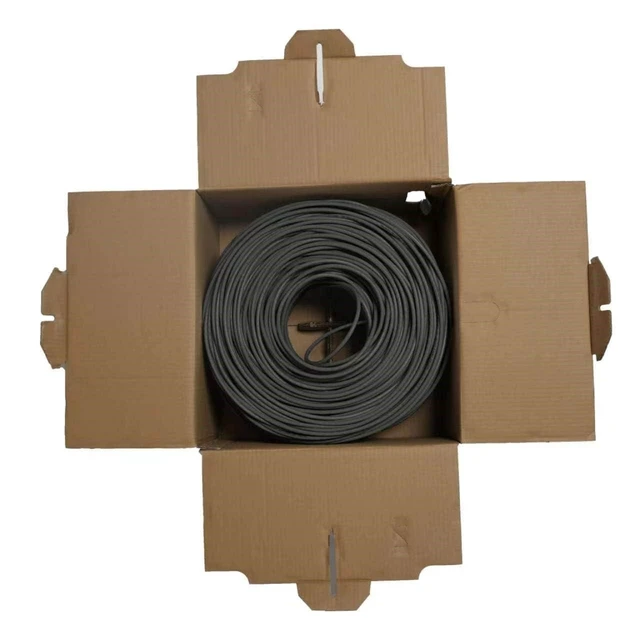 Alt view image 4 of 4 - Transber CAT5E 1000FT (Black)
