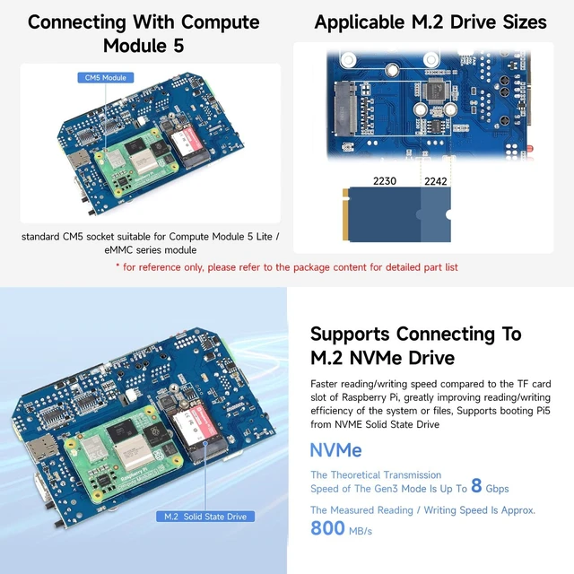 Alt view image 4 of 5 - KLAYERS CM5 IPCBOX A US,Gigabit/2.5G Dual Ethernet,Compatible with Raspberry PI CM5,onboard 4 RS485 interfaces
