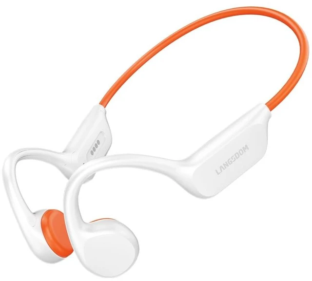Main image of Langsdom BE17 Bone Conduction Headphones, Open-Ear, IPX8 Waterproof, 10 Hours Playtime, Bluetooth 5.4, 32GB Built-in Memory, Lightweight and Comfortable for Sports & Running